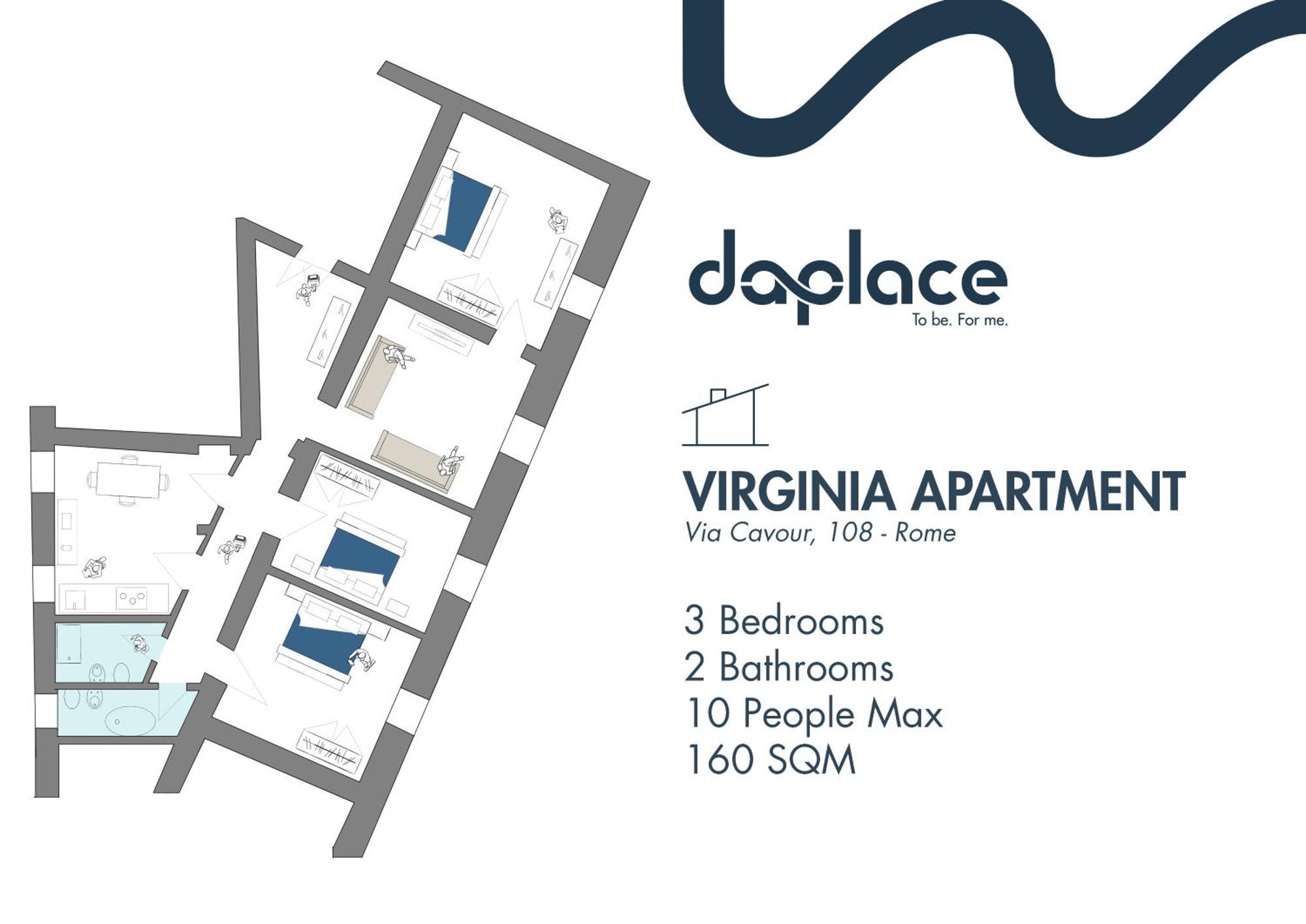 Daplace - Virginia Apartment Roma Esterno foto